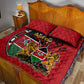 Kenya Jamhuri Day Quilt Bed Set Harambee Spirit Lion Flag Tribal