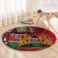 Kenya Jamhuri Day Round Carpet Harambee Spirit Lion Flag Tribal