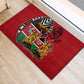 Kenya Jamhuri Day Rubber Doormat Harambee Spirit Lion Flag Tribal