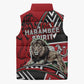 Kenya Jamhuri Day Sleeveless Puffer Jacket Harambee Spirit Lion Flag Tribal