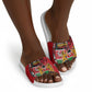 Kenya Jamhuri Day Slide Sandals Harambee Spirit Lion Flag Tribal