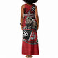 Kenya Jamhuri Day Tank Maxi Dress Harambee Spirit Lion Flag Tribal