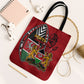 Kenya Jamhuri Day Tote Bag Harambee Spirit Lion Flag Tribal