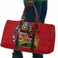 Kenya Jamhuri Day Travel Bag Harambee Spirit Lion Flag Tribal