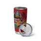 Kenya Jamhuri Day Tumbler Cup Harambee Spirit Lion Flag Tribal