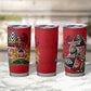 Kenya Jamhuri Day Tumbler Cup Harambee Spirit Lion Flag Tribal