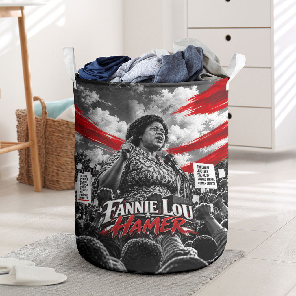 Fannie Lou Hamer Civil Rights Laundry Basket Voting Rights Activist Tribute Art