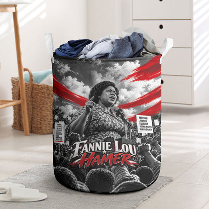 Fannie Lou Hamer Civil Rights Laundry Basket Voting Rights Activist Tribute Art