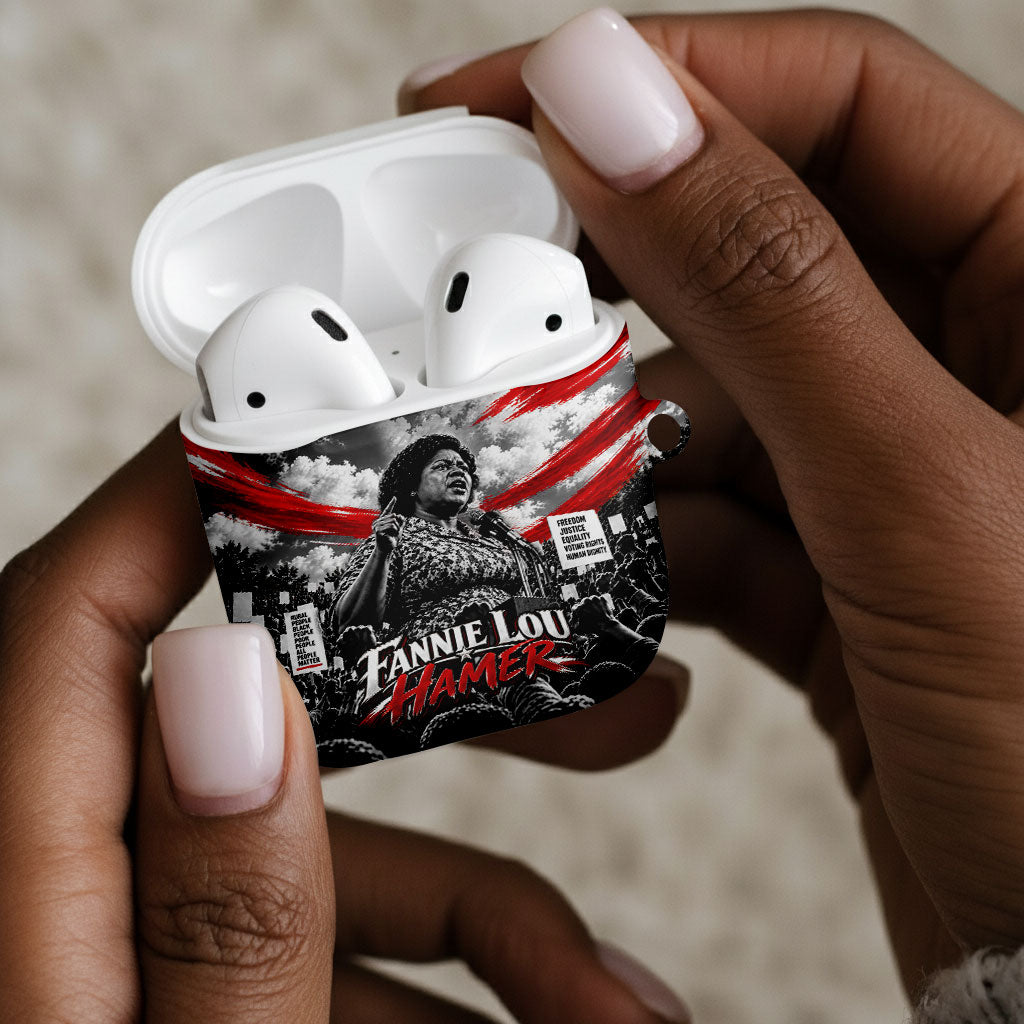 Fannie Lou Hamer Civil Rights AirPods Case Voting Rights Activist Tribute Art