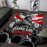 Fannie Lou Hamer Civil Rights Area Rug Voting Rights Activist Tribute Art