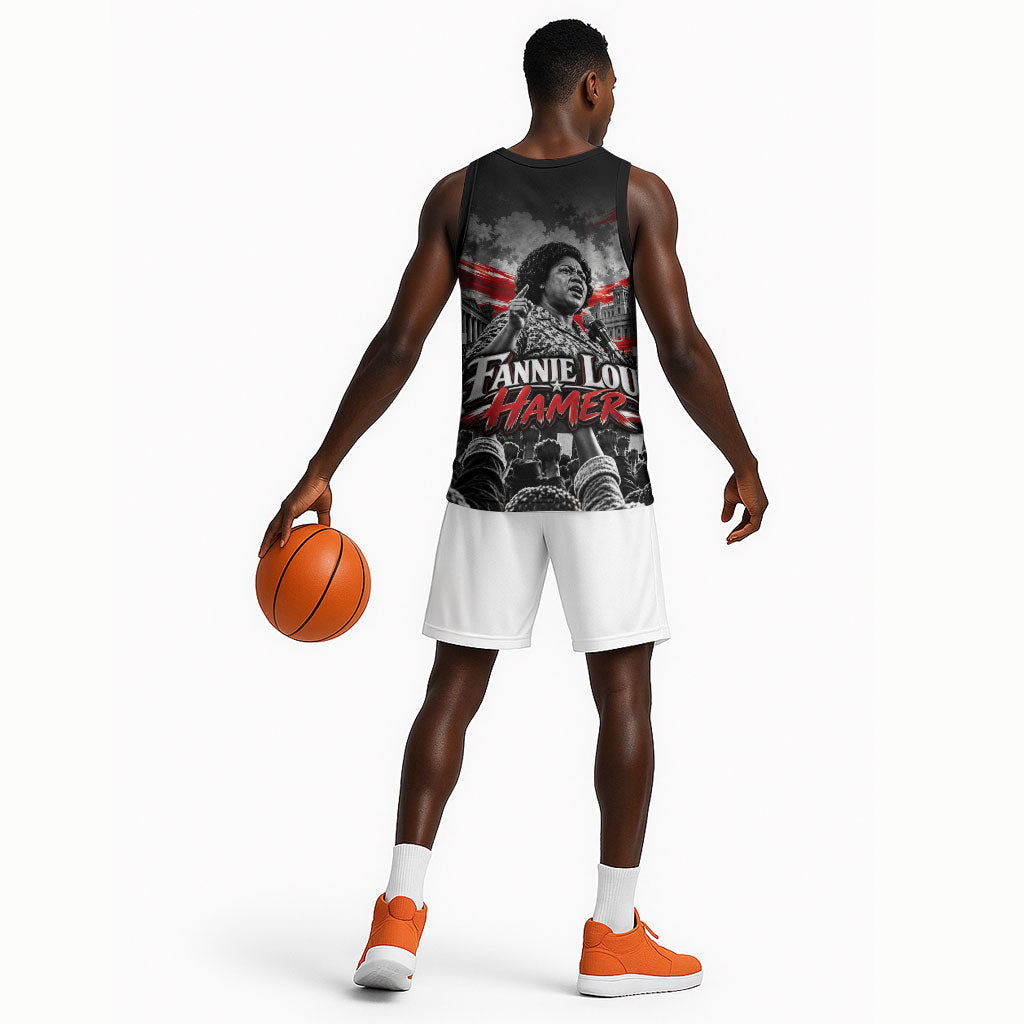 Fannie Lou Hamer Civil Rights Basketball Jersey Voting Rights Activist Tribute Art