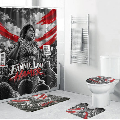 Fannie Lou Hamer Civil Rights Bathroom Set Voting Rights Activist Tribute Art