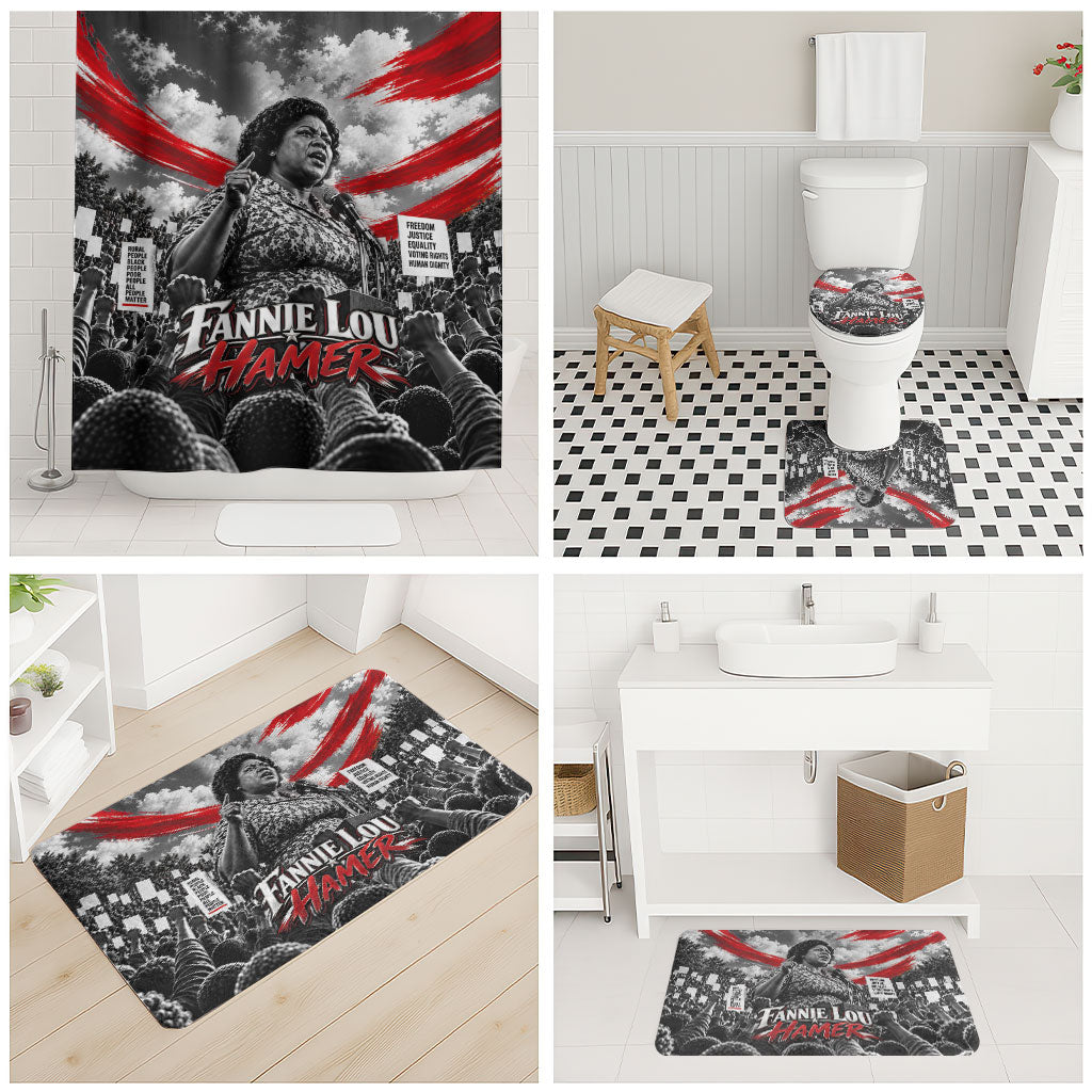 Fannie Lou Hamer Civil Rights Bathroom Set Voting Rights Activist Tribute Art