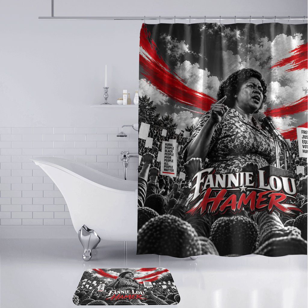 Fannie Lou Hamer Civil Rights Bathroom Set Voting Rights Activist Tribute Art