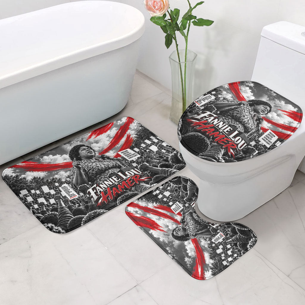 Fannie Lou Hamer Civil Rights Bathroom Set Voting Rights Activist Tribute Art