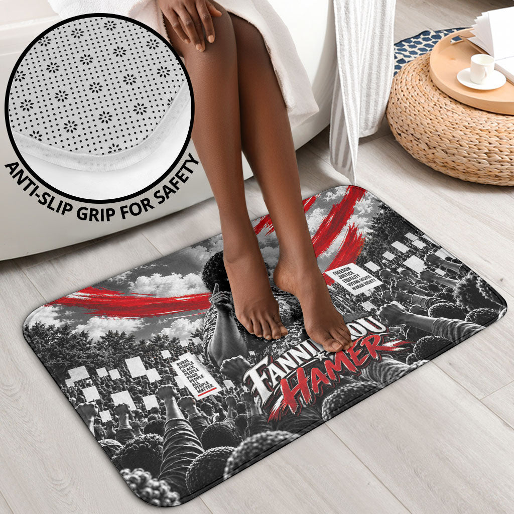 Fannie Lou Hamer Civil Rights Bathroom Set Voting Rights Activist Tribute Art