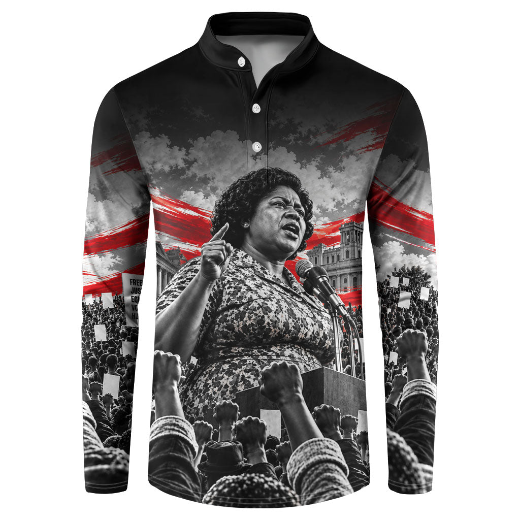 Fannie Lou Hamer Civil Rights Button Sweatshirt Voting Rights Activist Tribute Art