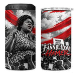 Fannie Lou Hamer Civil Rights 4 in 1 Can Cooler Tumbler Voting Rights Activist Tribute Art