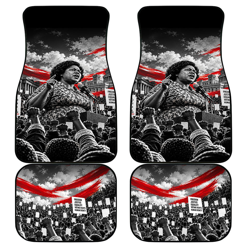 Fannie Lou Hamer Civil Rights Car Mats Voting Rights Activist Tribute Art