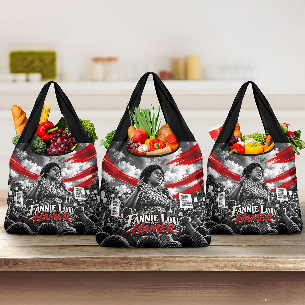 Fannie Lou Hamer Civil Rights Grocery Bag Voting Rights Activist Tribute Art