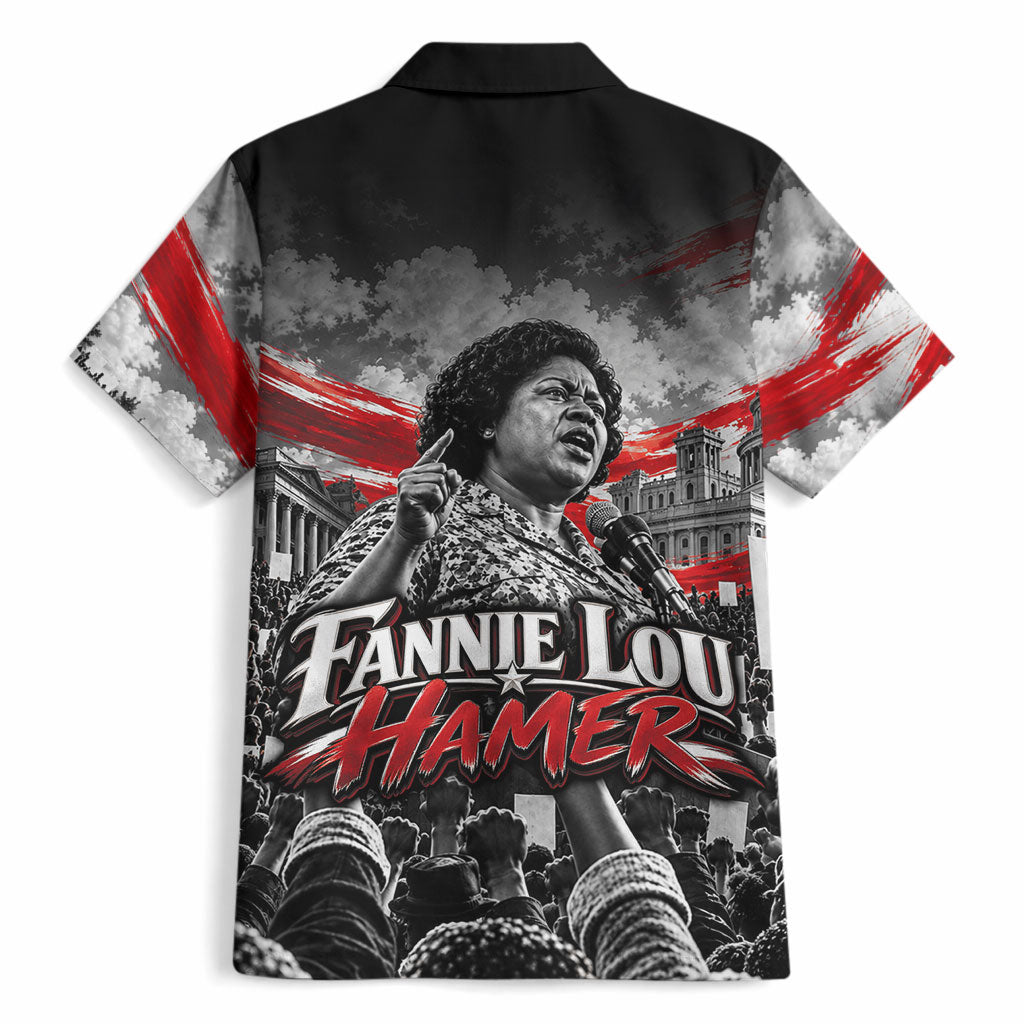 Fannie Lou Hamer Civil Rights Hawaiian Shirt Voting Rights Activist Tribute Art
