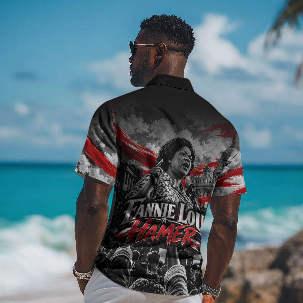 Fannie Lou Hamer Civil Rights Hawaiian Shirt Voting Rights Activist Tribute Art