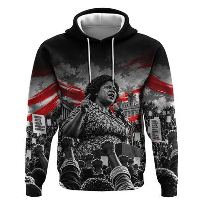 Fannie Lou Hamer Civil Rights Hoodie Voting Rights Activist Tribute Art