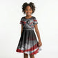 Fannie Lou Hamer Civil Rights Kid Short Sleeve Dress Voting Rights Activist Tribute Art