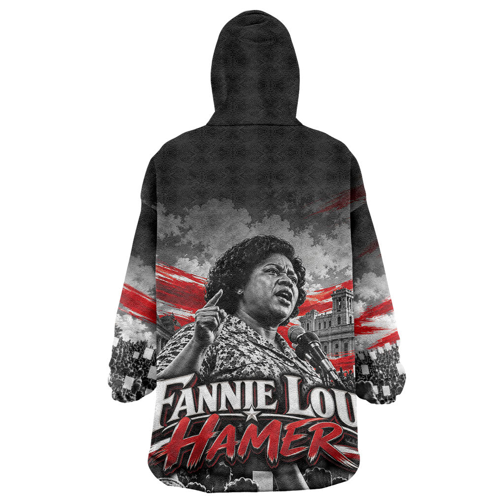 Fannie Lou Hamer Civil Rights Kid Wearable Blanket Hoodie Voting Rights Activist Tribute Art