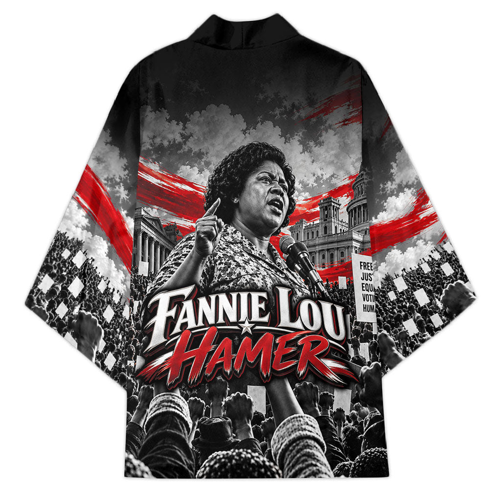 Fannie Lou Hamer Civil Rights Kimono Voting Rights Activist Tribute Art
