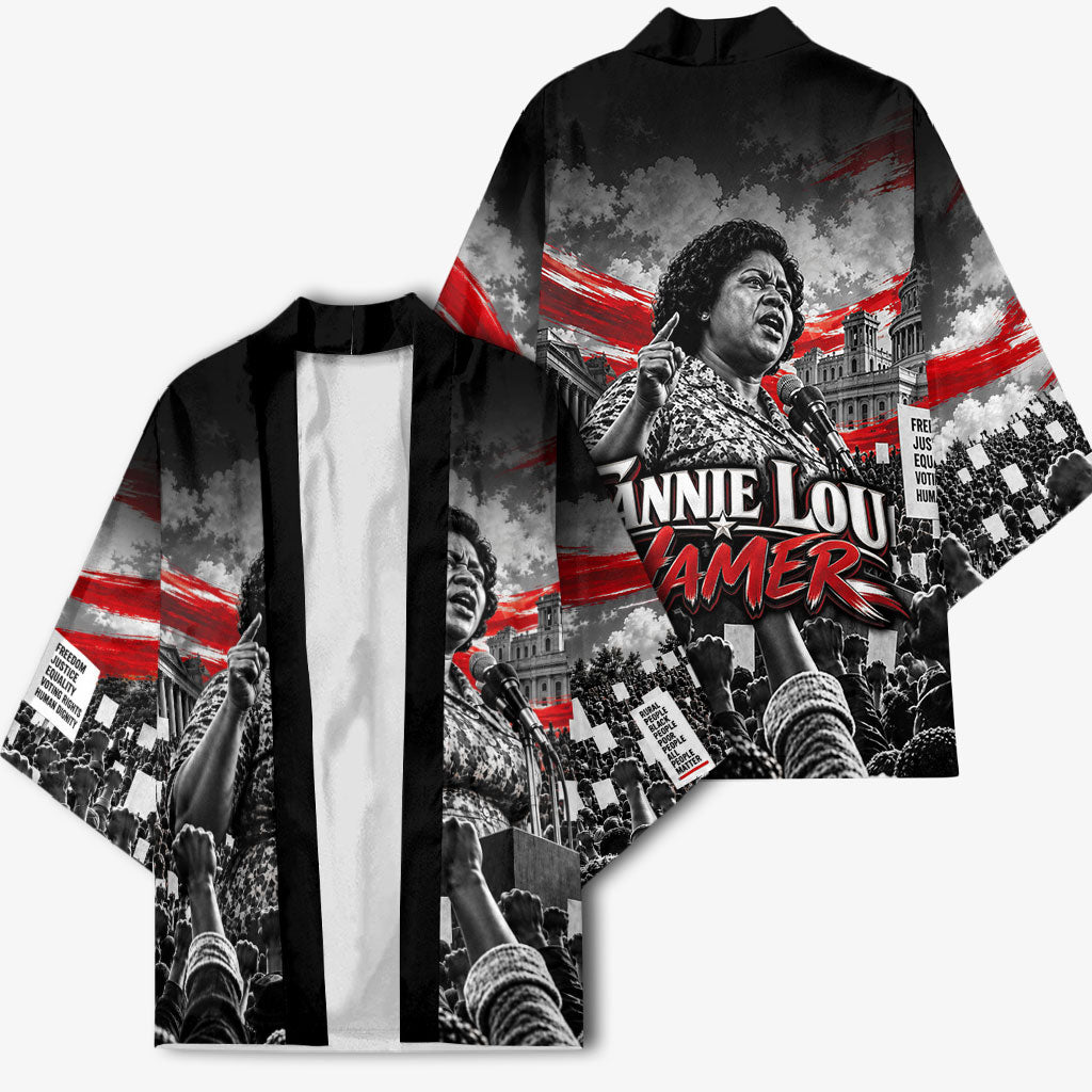 Fannie Lou Hamer Civil Rights Kimono Voting Rights Activist Tribute Art