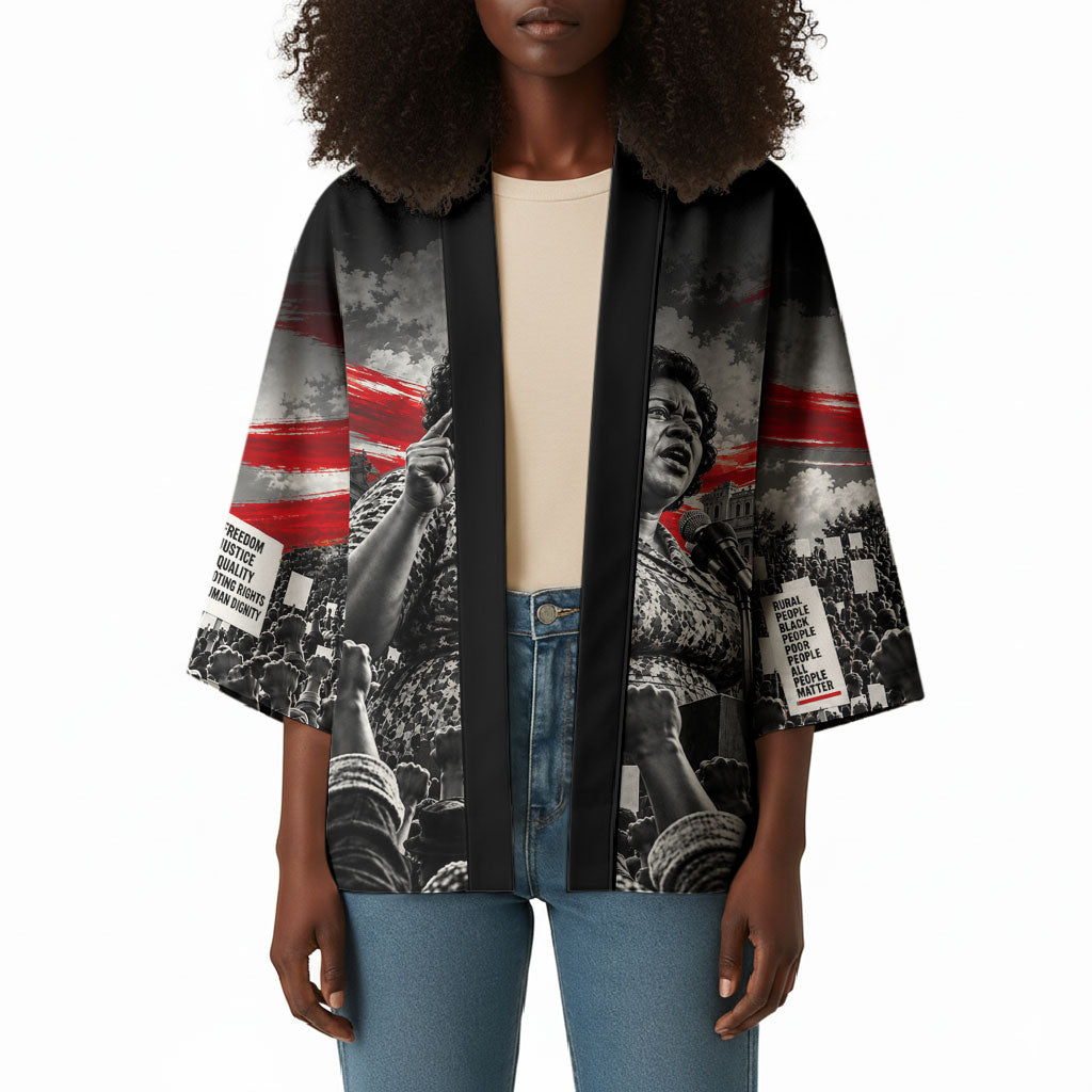Fannie Lou Hamer Civil Rights Kimono Voting Rights Activist Tribute Art