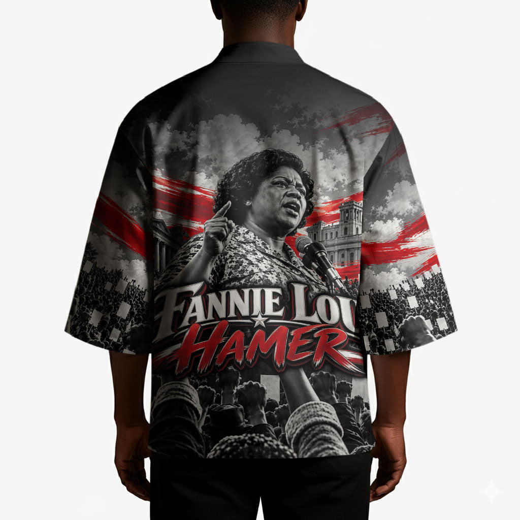 Fannie Lou Hamer Civil Rights Kimono Voting Rights Activist Tribute Art