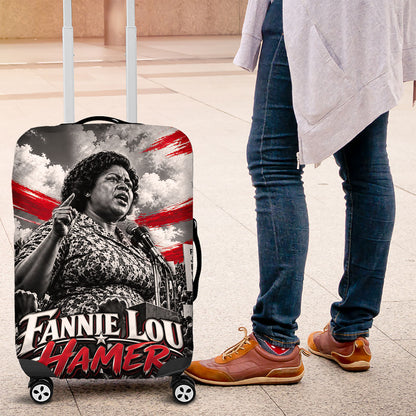 Fannie Lou Hamer Civil Rights Luggage Cover Voting Rights Activist Tribute Art