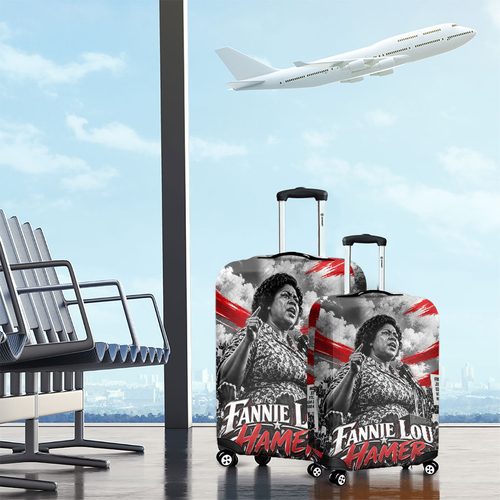 Fannie Lou Hamer Civil Rights Luggage Cover Voting Rights Activist Tribute Art
