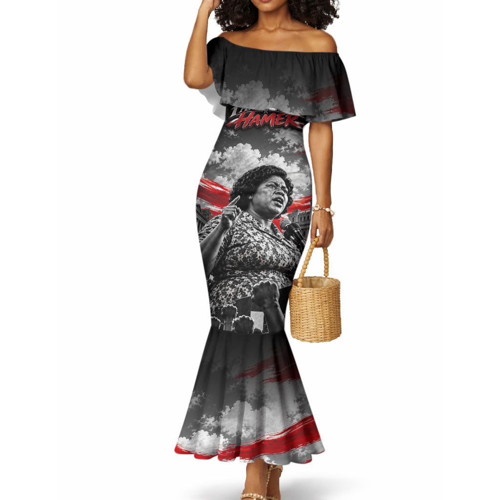 Fannie Lou Hamer Civil Rights Mermaid Dress Voting Rights Activist Tribute Art