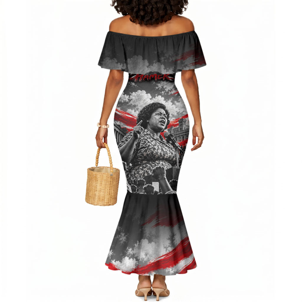 Fannie Lou Hamer Civil Rights Mermaid Dress Voting Rights Activist Tribute Art