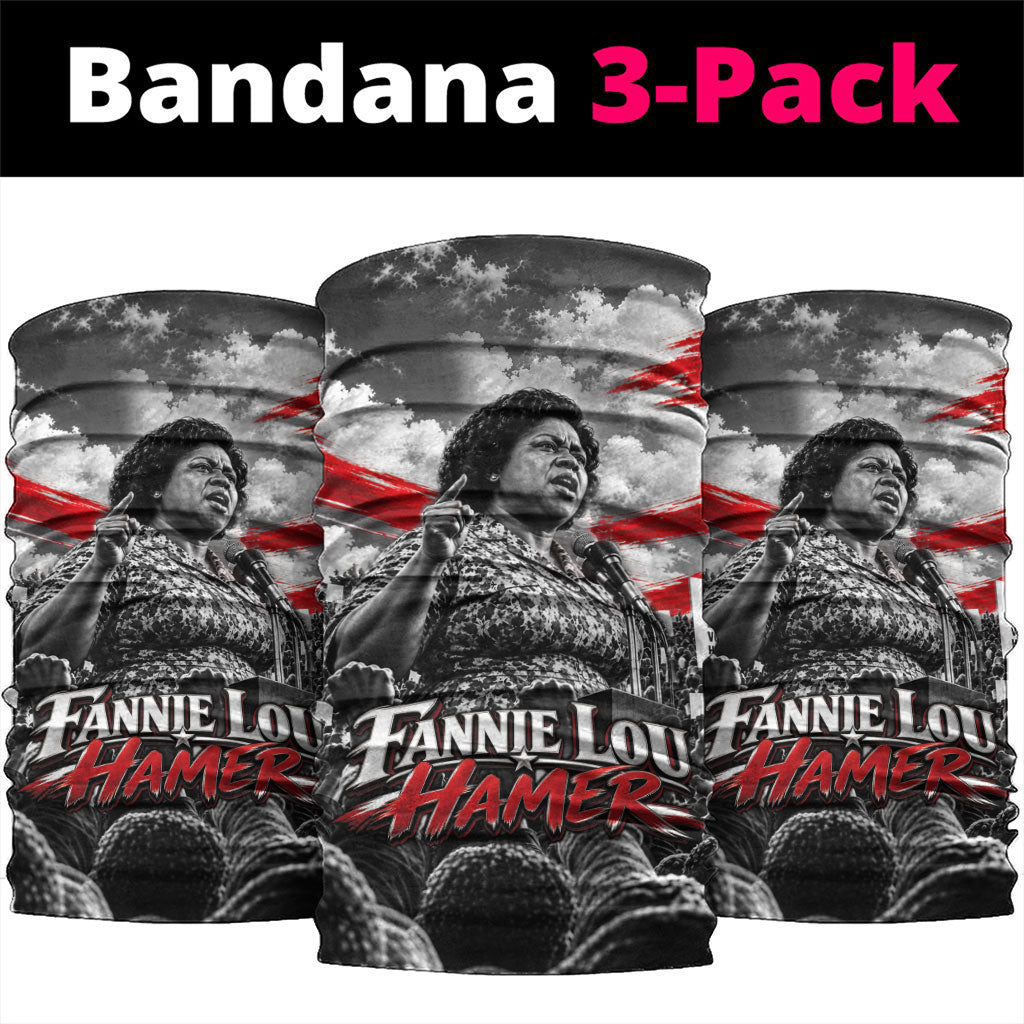 Fannie Lou Hamer Civil Rights Neck Gaiter Voting Rights Activist Tribute Art
