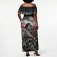 Fannie Lou Hamer Civil Rights Off Shoulder Maxi Dress Voting Rights Activist Tribute Art