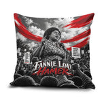 Fannie Lou Hamer Civil Rights Pillow Cover Voting Rights Activist Tribute Art