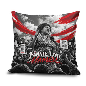 Fannie Lou Hamer Civil Rights Pillow Cover Voting Rights Activist Tribute Art