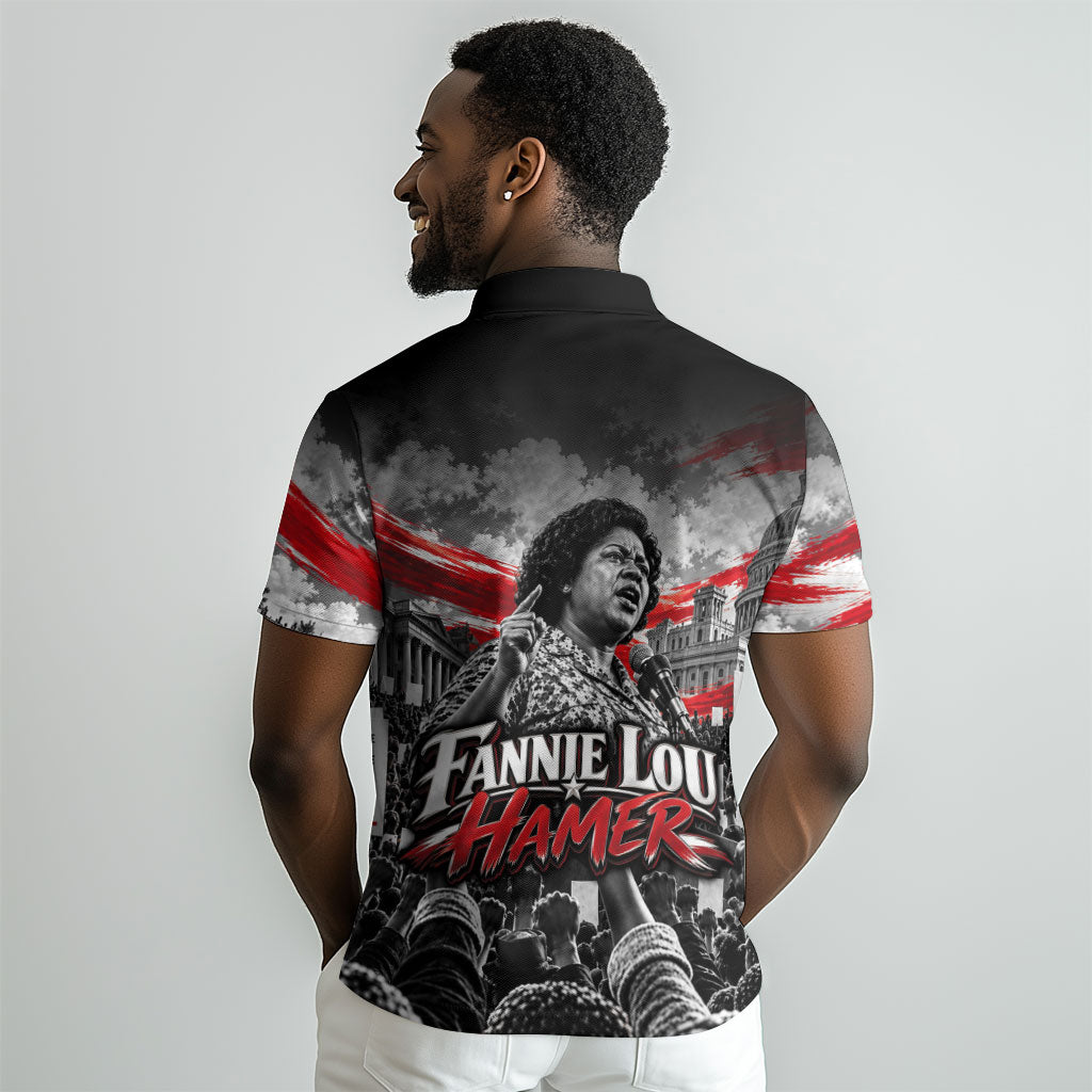 Fannie Lou Hamer Civil Rights Polo Shirt Voting Rights Activist Tribute Art
