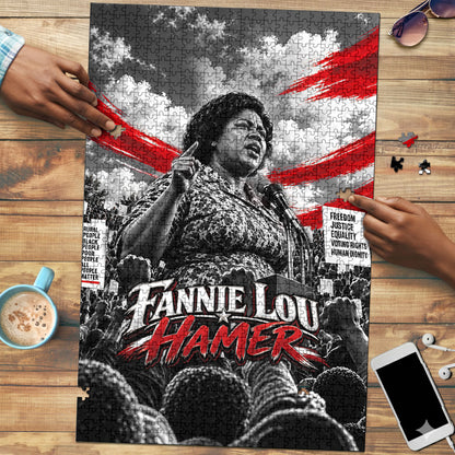 Fannie Lou Hamer Civil Rights Puzzle Voting Rights Activist Tribute Art
