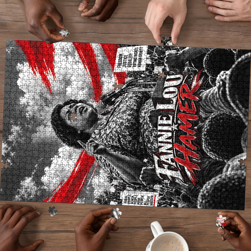 Fannie Lou Hamer Civil Rights Puzzle Voting Rights Activist Tribute Art