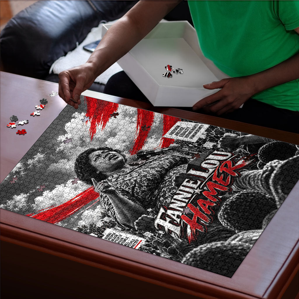 Fannie Lou Hamer Civil Rights Puzzle Voting Rights Activist Tribute Art