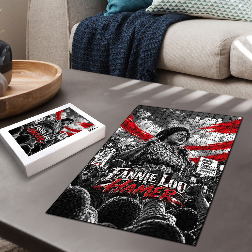 Fannie Lou Hamer Civil Rights Puzzle Voting Rights Activist Tribute Art