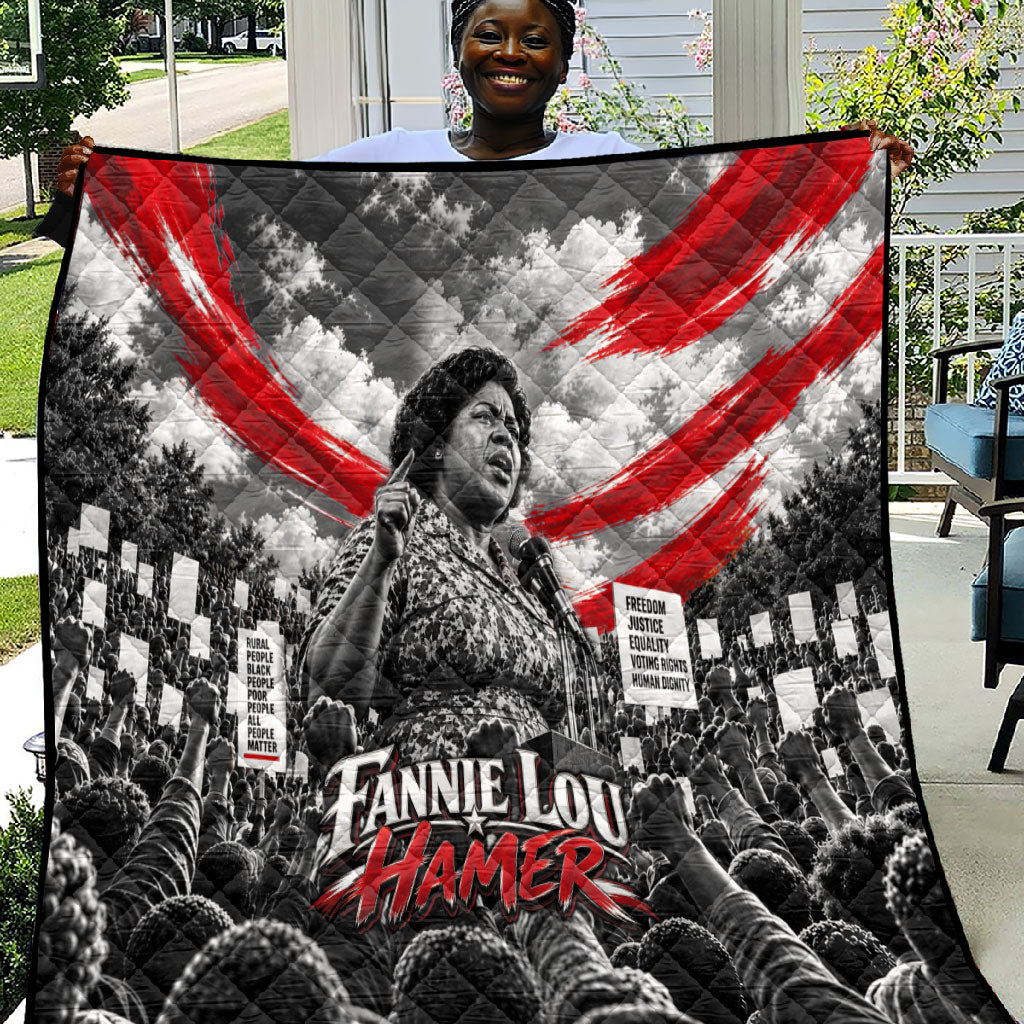 Fannie Lou Hamer Civil Rights Quilt Voting Rights Activist Tribute Art