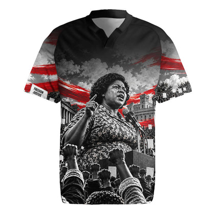 Fannie Lou Hamer Civil Rights Rugby Jersey Voting Rights Activist Tribute Art