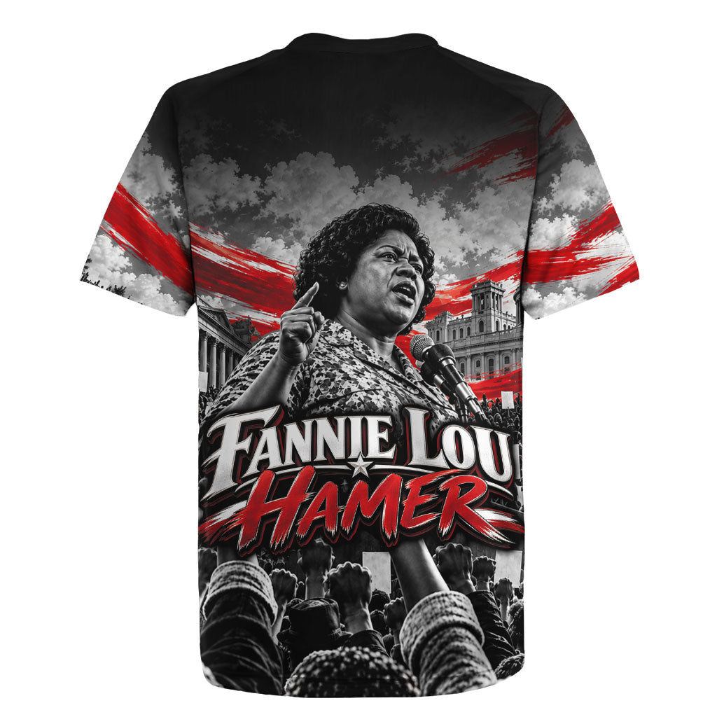 Fannie Lou Hamer Civil Rights Rugby Jersey Voting Rights Activist Tribute Art
