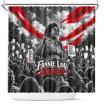 Fannie Lou Hamer Civil Rights Shower Curtain Voting Rights Activist Tribute Art